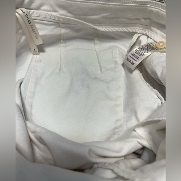 Aritzia/ Babaton Straight Leg White Pants - Picture 10 of 16
